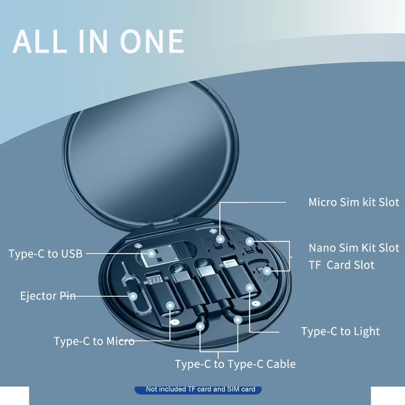 Data cable set black