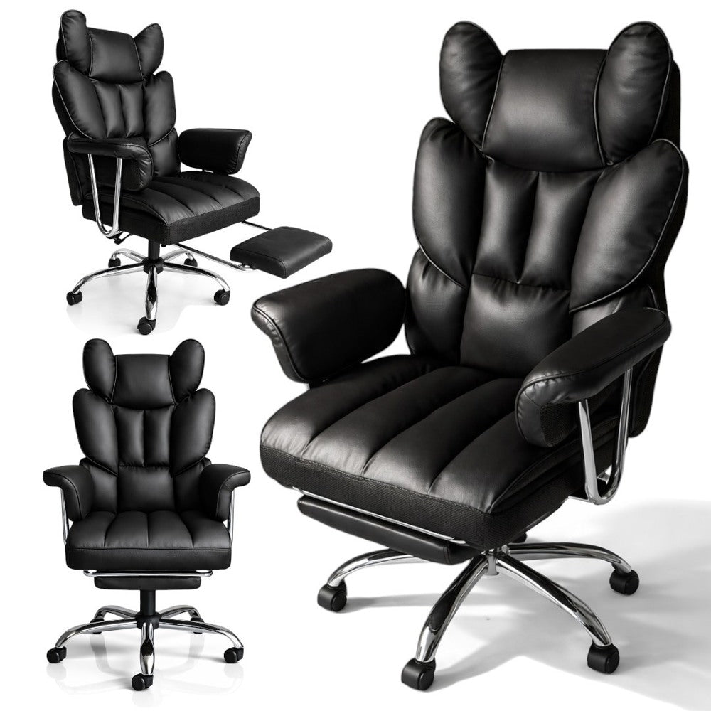 RELAX PRO swivel office chair with footrest
