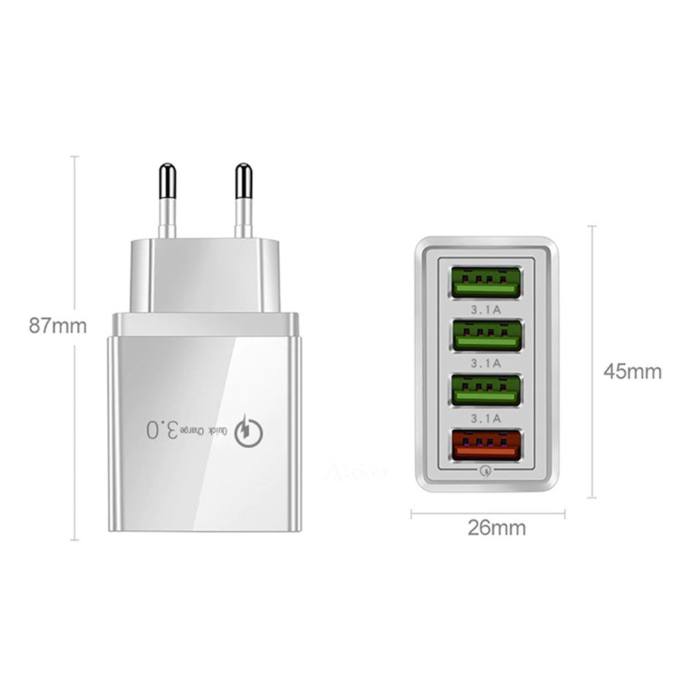 Fast charger 4 port USB