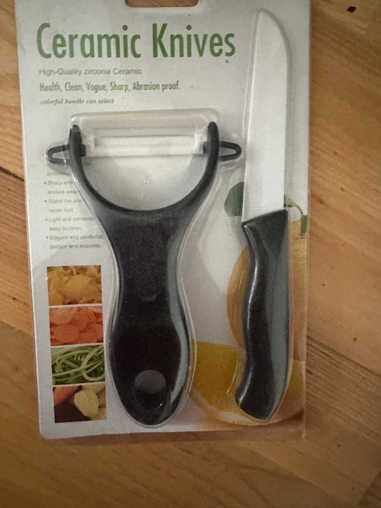 Ceramic knives black