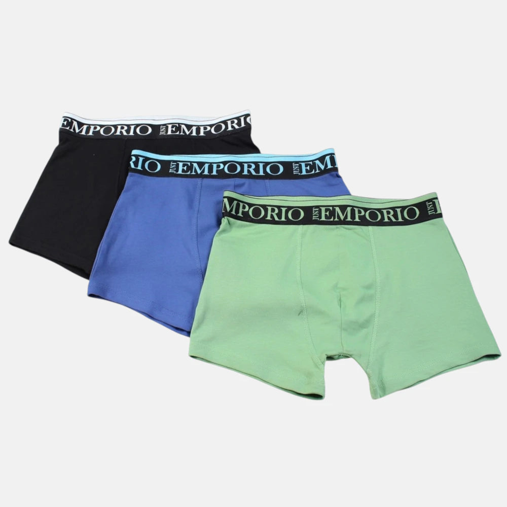 3-pack of Just Emporio men's boxer shorts