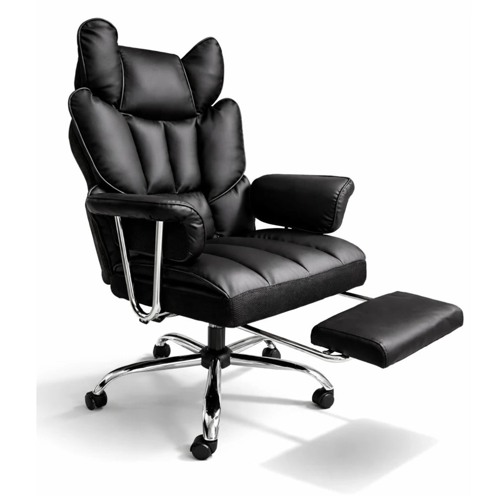 RELAX PRO swivel office chair with footrest