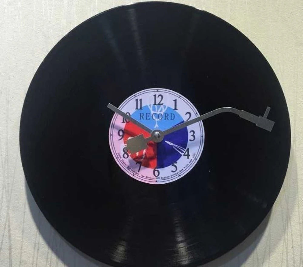 Vinyl clock