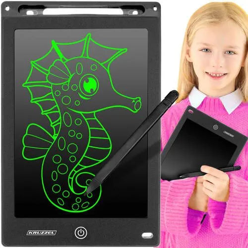 Drawing tablet 10" black XL KRUZZEL