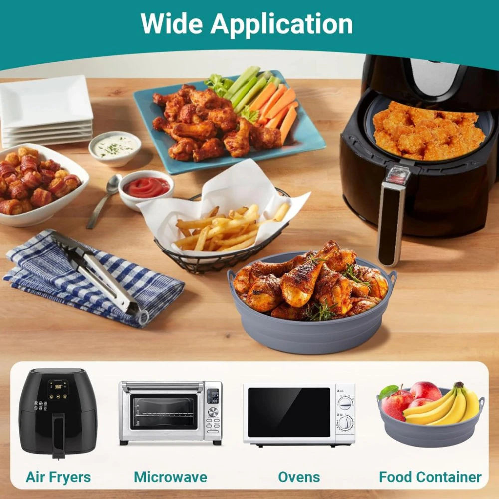 Silicone Airfryer basket 2 pieces